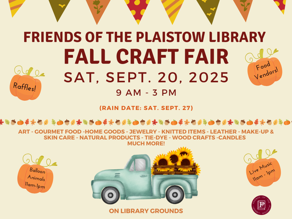 Friends of the Library Craft Fair! 