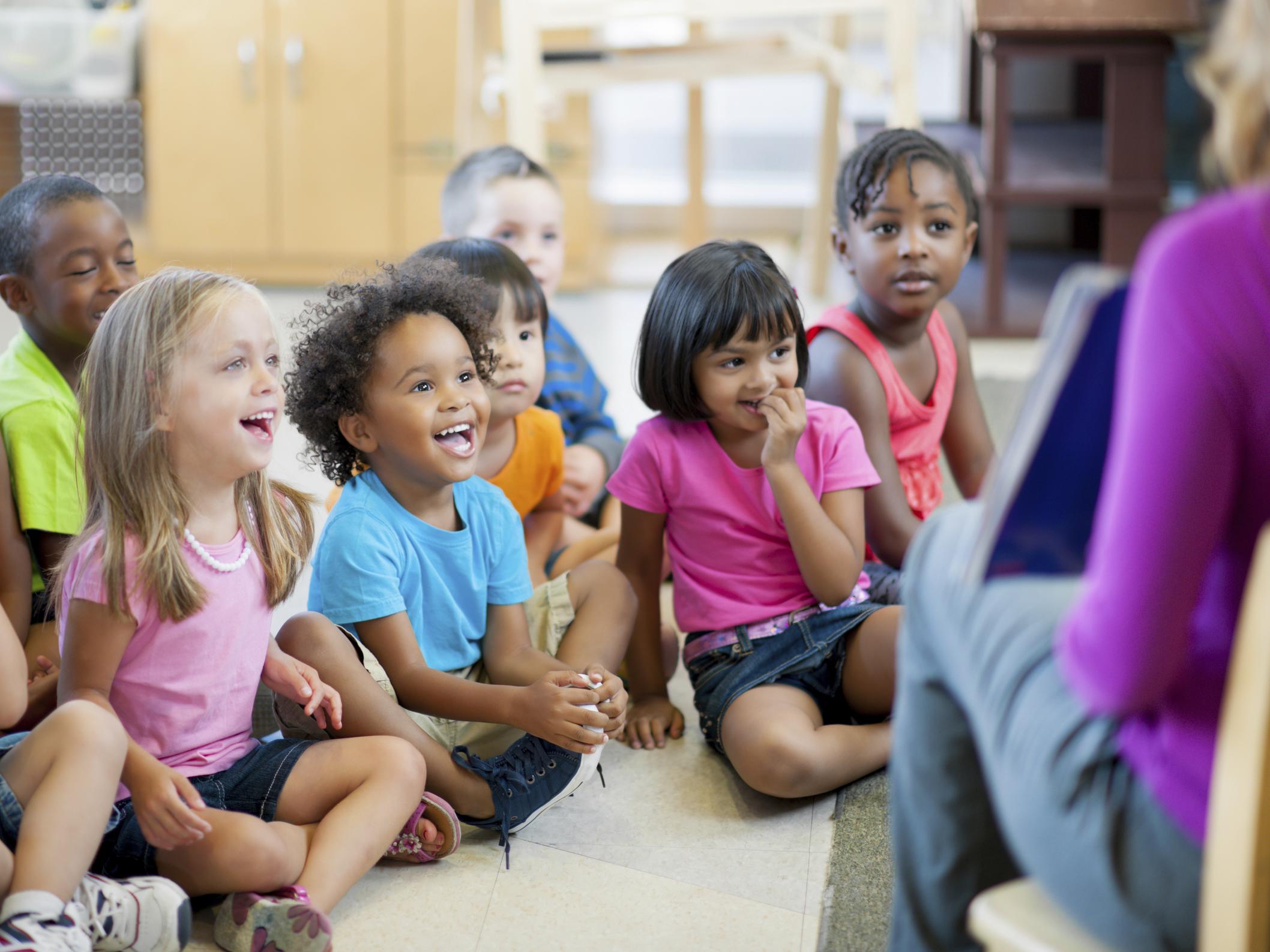 Kids at storytime